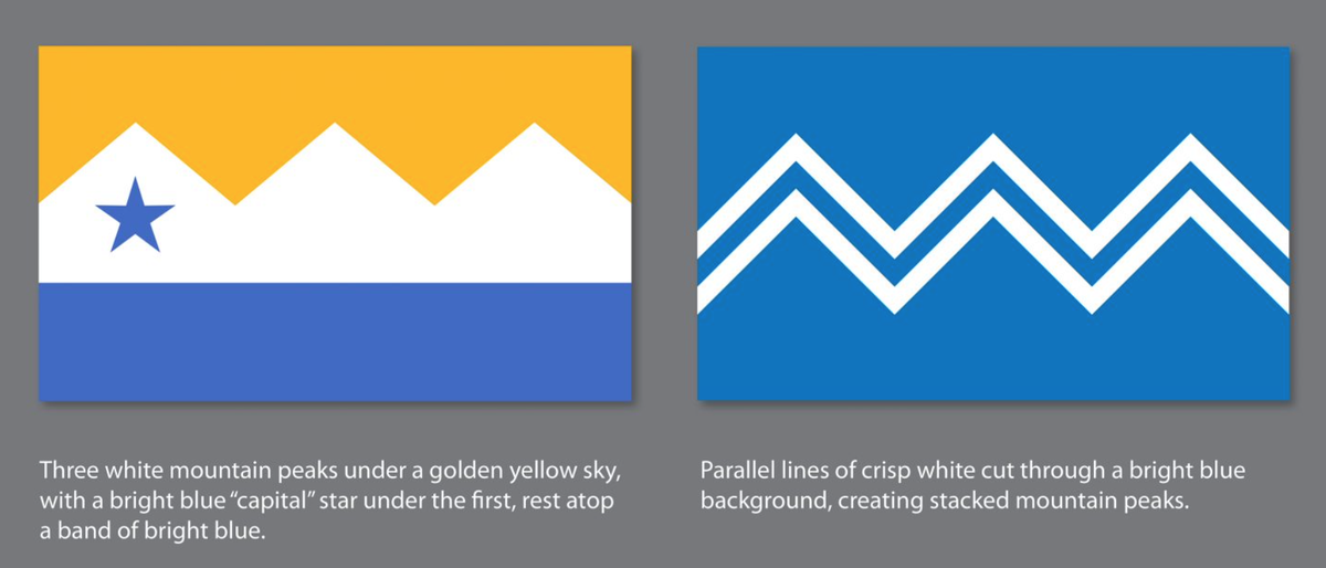 SLCgov's tweet photo. We're in search of a new #SLC flag! Design finalists have been selected &amp; now it's time for the public to take a look at the designs &amp; VOTE! On a scale of 1-10, rate your favorite based on colors, symbols, design &amp; representation at https://t.co/MNEwsombio. @slcmayor @slcCouncil https://t.co/8frBR5yoBy