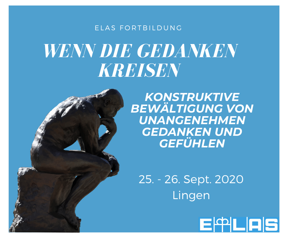 ELAS_nds's tweet photo. Einladung zur Fortbildung für #Ehrenamtliche in der #Suchtkrankenhilfe: Konstruktive Bewältigung von unangenehmen Gedanken und Gefühlen https://t.co/AJzATth3kd