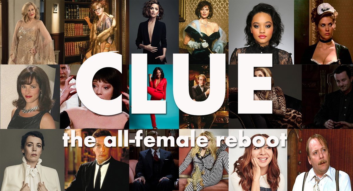KeenanBlogger's tweet photo. ‘CLUE’: The All-Female Reboot (a thread) https://t.co/bwDjmotLNF