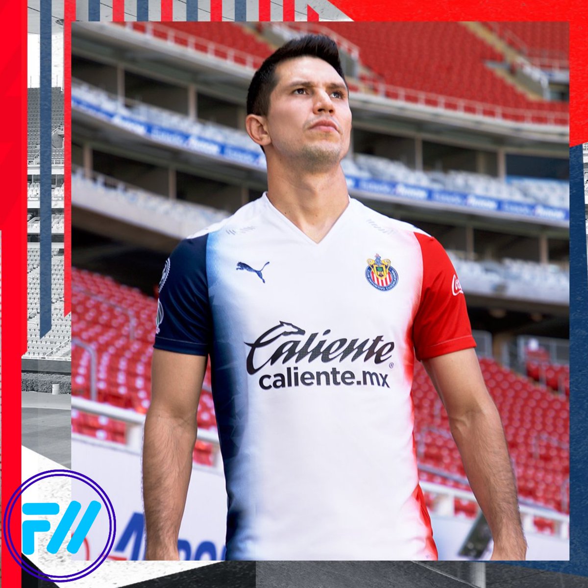 FutWorld_Mx's tweet photo. 📌🚨 Así el Jersey de @Chivas para enfrentar el #Guard1anes2020  🔵⚪🔴💥
.
¿Les gusta? 🤔😎
#Guard1anes2020 
#Chivas 
#PumaFootball https://t.co/9TQql9Ihhy