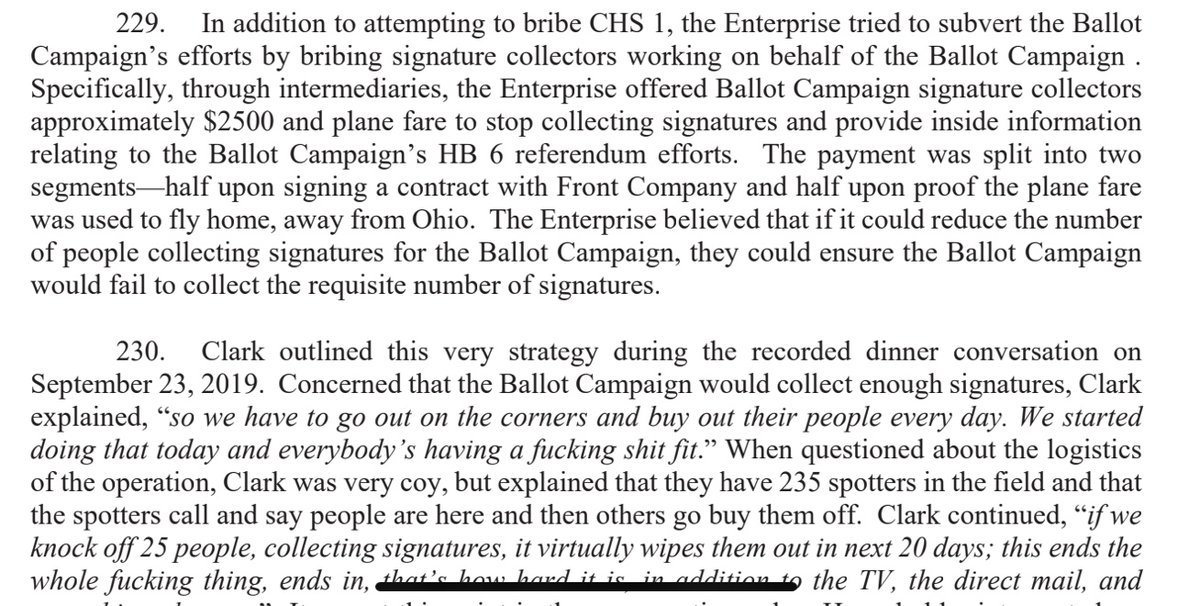 They then just kept attempting to pick off circulators so the campaign couldn't reach their signature thresholds. Remember when they asked you to report on neighbors who were getting petitions signed? They followed them around, harassed them, and tried to give them money to stop.