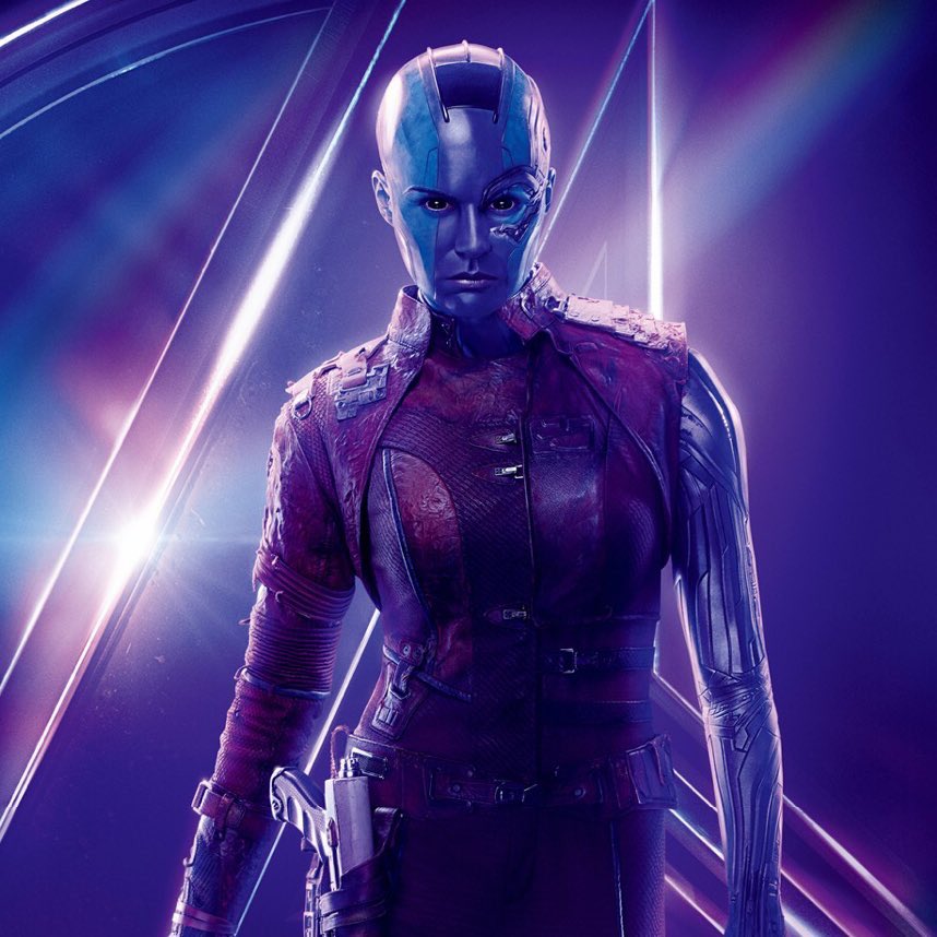 14.Nebula القدرات: مايحتاج اقول انها تدربت تحت يد ثانوس تمتلك مهارات قتال عاليه تتكون من نصف آلة ، حتى قبل مايستبدل ثانوس بعض من اعضاء جسمها كانت قوتها عاليه من الاصل ولا ننسى لما قال ثانوس ان نيبولا كادت تقتله لما تسللت لسفينته -التقييم: 5 من 10