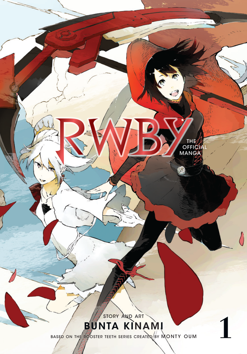 OfficialRWBY's tweet photo. Ruby Rose enrolls in Beacon Academy to prepare to be a Huntress to fight Grimm &amp; protect the land. Experience the introductory adventures of team RWBY in a whole new way in RWBY: The Official Manga, Vol. 1: The Beacon Arc.

Grab your copy today: https://t.co/BUfVQJC87g @VIZMedia https://t.co/V5SM95y40N