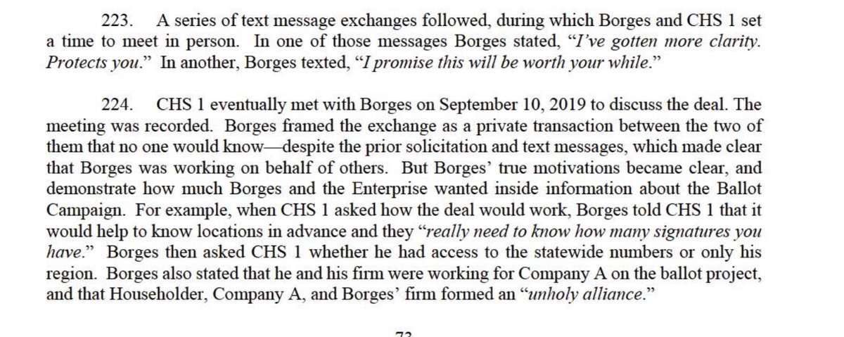 The bribe included a fat check and… paying for a plane ticket? Campaign worker turned it down, and reported it to FBI. FBI asked him to move forward with accepting the bribe while they recorded the interaction.