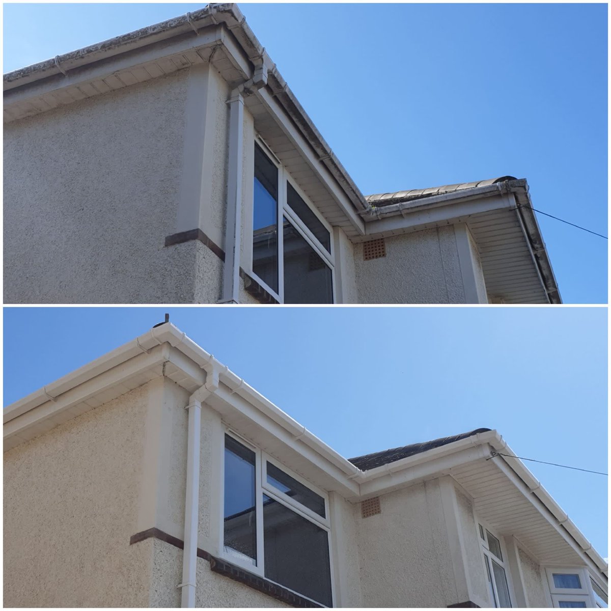 Captainpolewash's tweet photo. Delighted customer! UPVC Clean, soffits, fascia, down pipes, Gutter Vac and window clean. 

For more information on all our services call:

01202 905440

Or email: 
info@captainpolewash.co.uk
https://t.co/WUpUhwuPZJ https://t.co/bNxEU497Sr
