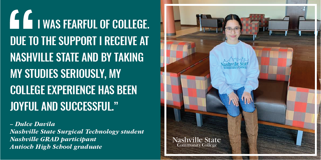 NashvilleState's tweet photo. Davidson Co. residents (at least for 1 year) - You can be eligible for Nashville GRAD! You will have the built in support (advisor, free laptop, $300/semester for books, $100/month for gas or groceries) you need to be successful. Apply now. Deadline Aug. 1. #NashvilleState https://t.co/tJkDMqRZsO