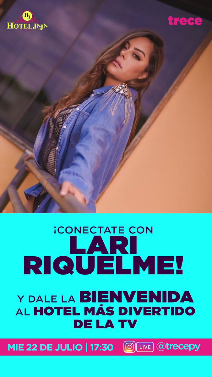 lari_riquelme's tweet photo. Hoy nos vemos...! @HotelJaja @trecepy  ❤️❤️❤️ https://t.co/gvymv0X719