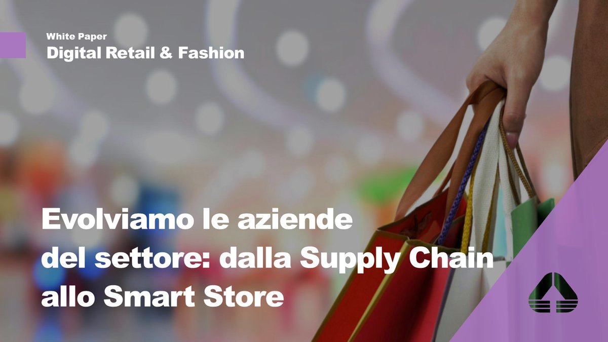 Le aziende del #Fashion, del lusso e della #GDO devono essere protagoniste di una rivoluzione digitale che innoverà business e #customerexperience. Per dare forma al negozio del futuro. Nel nostro White Paper trend e opportunità del #DigitalRetail.
eng.it/white-papers/d…