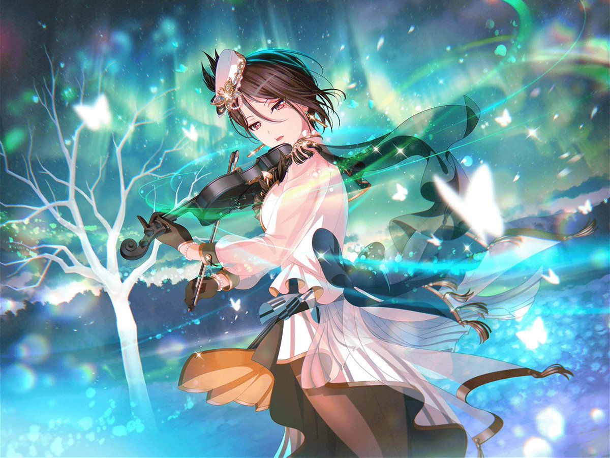 her chin is in the wrong place also I noticed this is a painted wooden violin? please dont paint your violin.