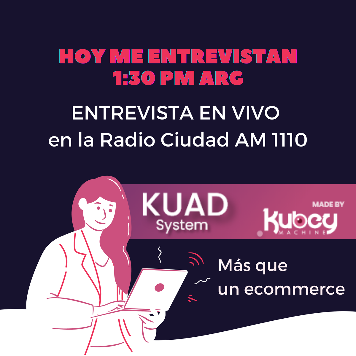 MaiaKord's tweet photo. Gracias @invest_BA  por la invitación a salir en vivo en la #RadioCiudadAM1110 https://t.co/HFAOUbEQhN  #DespegarMisiones @kubeymachine presenta su producto #KUADSystem acelerada por @startupchile https://t.co/UYBjxF83rl