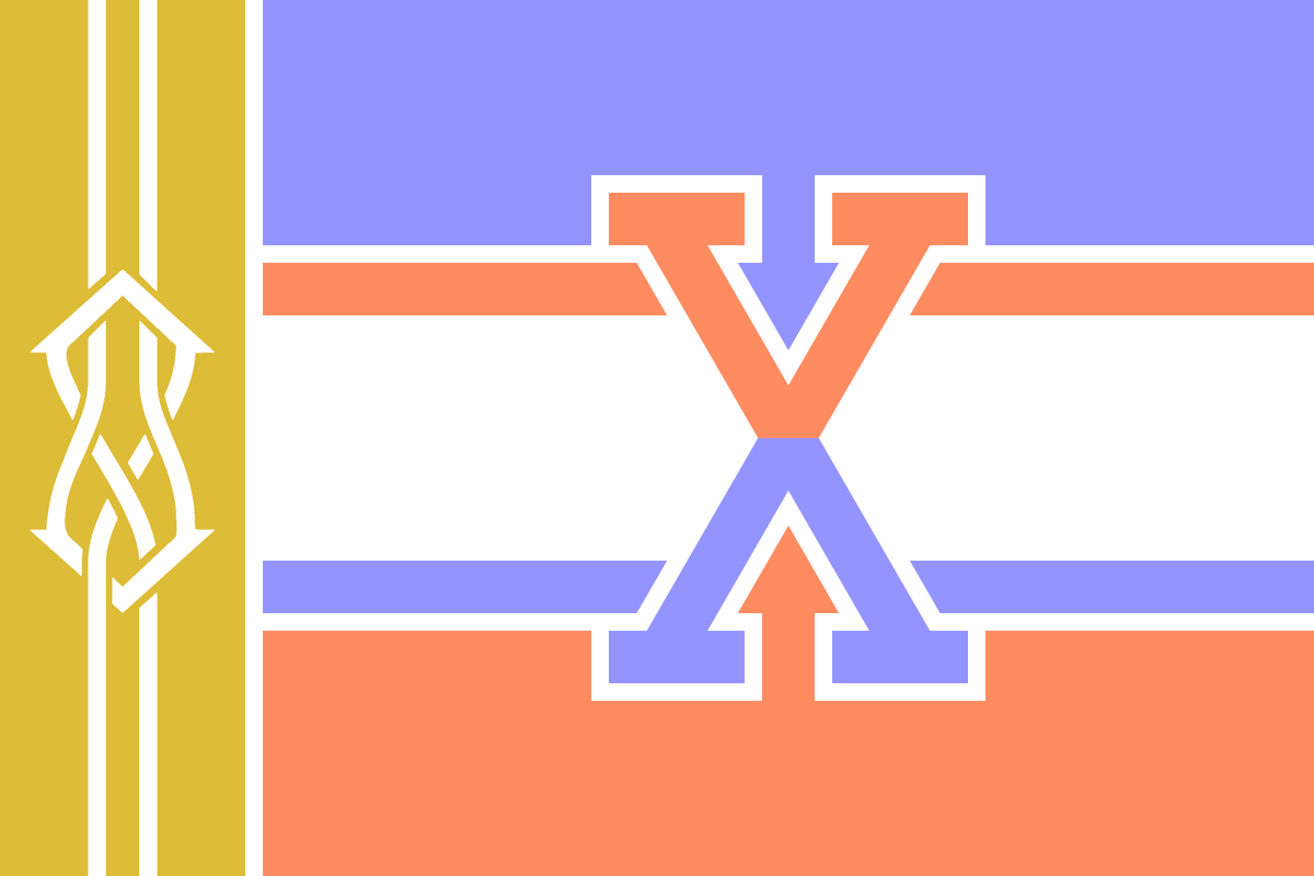 Cannibal_Simon's tweet photo. Apparently it's been ten years since I founded /r/vexillology (375,000 subscribers!) - user ZombieJockeyGames made this flag to celebrate:

#vexillology #flag https://t.co/G8a2ORNETH