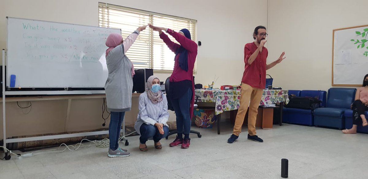 Educating little minds has been evolving from being instructive to more engaging. Through a 2-day workshop Seenaryo team trained teachers on the most entertaining &amp; engaging ways to teach learners. #games #interactive_stories #songs #classroom_routines  @DawhaHighSchool <a href="/seenary0/">Seenaryo سيناريو</a>