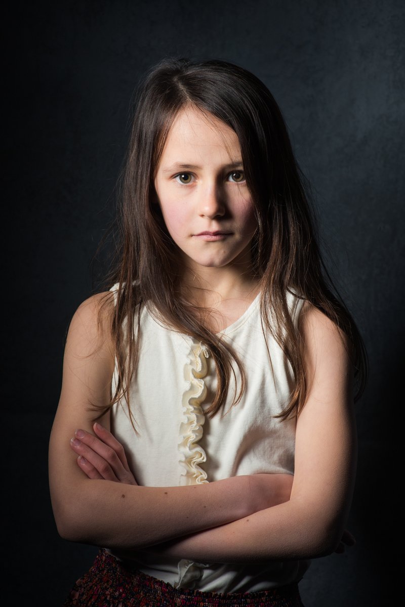 tarlyn's tweet photo. 1. Over 5 years ago, I started my personal portrait series Being Inbetween, exploring the transition between girlhood &amp; young adulthood.  On tuesday 28th of July - this will be launched as a Kickstarter by @bluecoatpress. Here is Mabel aged 10, the first portrait I took... https://t.co/7wPd7ScRGN