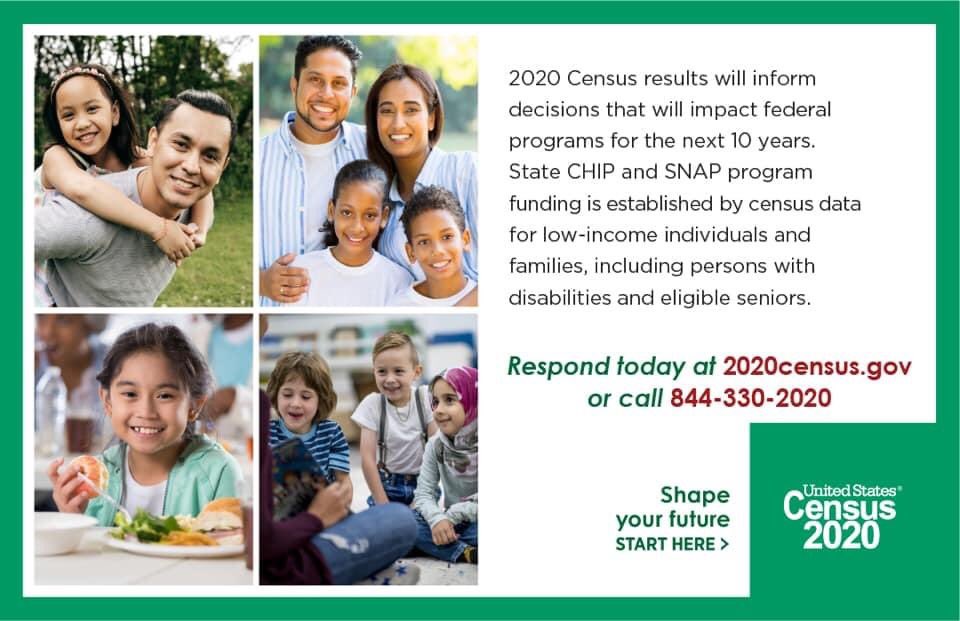 CensusStarr's tweet photo. #2020Census results will inform decisions that will impact federal programs for the next 10 years. State CHIP and SNAP funding is established by census data for low-income individuals and families, including persons with disabilities and eligible seniors. #AmericaCounts https://t.co/eJmmAHm40s