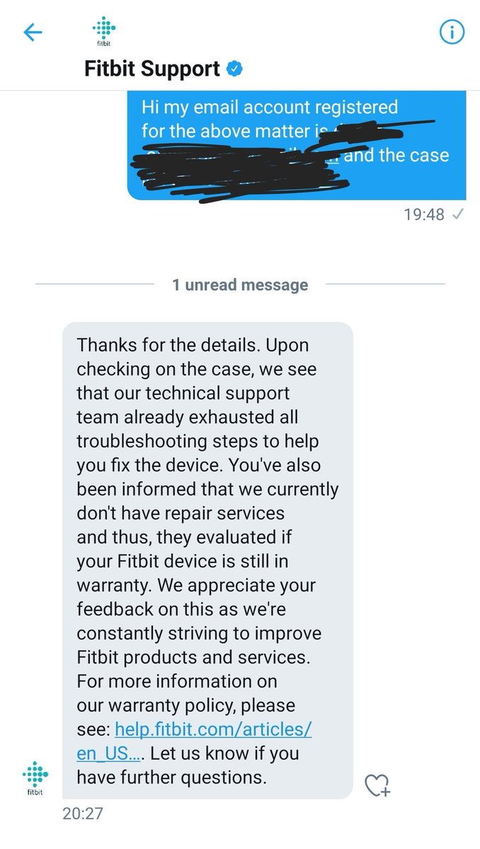 pra_nerve's tweet photo. I therefore repeat myself, that if you live in India do not Buy a #Fitbit  as @FitbitSupport @fitbit @FitbitIN @FitbitDev will just tell you,  sorry you bought our product,  it just passed its warranty in 1 year and now you can throw your product in the ARABIAN SEA #fitbitscam https://t.co/2r2xTQ9NaL