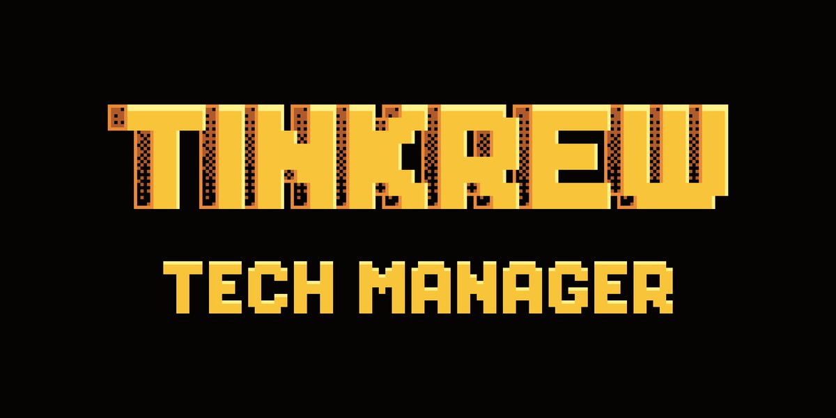 xg_stephen's tweet photo. Hey guys, I'm announcing that I'm the Tech Manager over here at @tinkrew!

Support our team by dropping a follow and keep your eyes peeled for some dope content that will be releasing! https://t.co/hy6whVy1vx