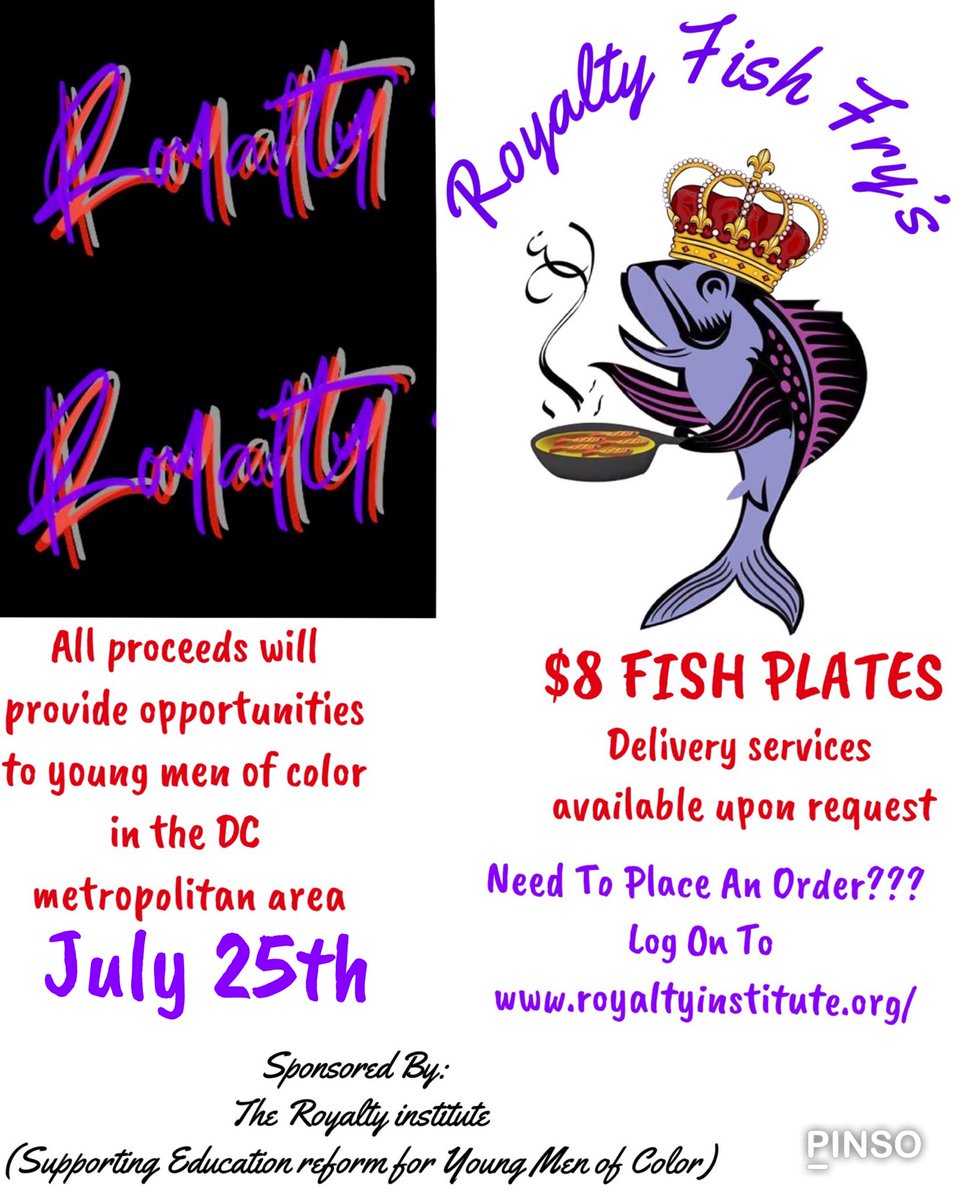 RoyaltyKingsFB's tweet photo. 🚨🚨🚨🚨🚨🚨🚨
Onsite Pick Up - The Salvation Army (4825 Edmonston Rd.  Hyattsville MD, 20881)
  All proceeds will go towards the preparing young men of color to be leaders...If you would like to donate to our mission, please click the link below.

https://t.co/d9bm8vbmKX https://t.co/KeFNIDbepO
