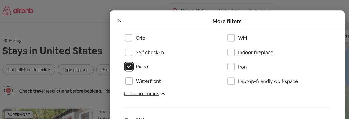 jgebbia's tweet photo. @nikki_biggs @vulfpeck @Airbnb You can now search for Airbnb's that have a piano. Thanks for the suggestion! https://t.co/RYG9Vzp1F6