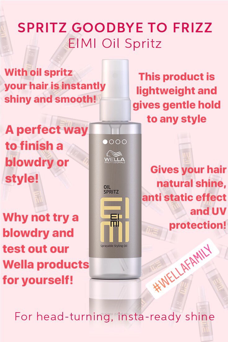 The_InnBarber's tweet photo. Do you love keeping your healthy and shiny? You'd love this wella oil Spritz! Now available to purchase over on our Facebook page along with all of the wella range, go head over and treat yourself now!❤️
#wellafamily #wellahair #wellaprofessional #wellaoilspritz #northamptonsalon https://t.co/cSiHH4jLR2