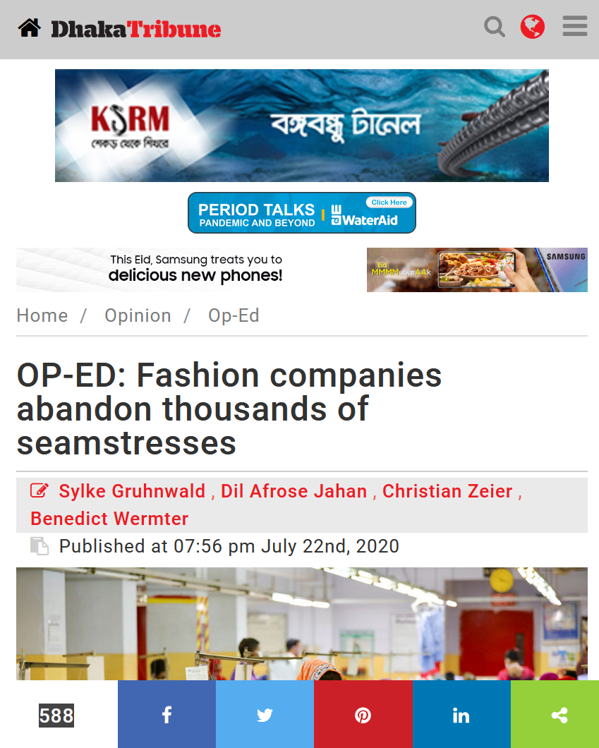Sylke Gruhnwald (@sylkegruhnwald) on Twitter photo The reporting on the impower balance in the fast fashion industry between fashion giants and suppliers by my colleagues <a href="/AfroseJahan/">Afrose Jahan Chaity</a>, <a href="/BennyWermter/">Benedict Wermter</a>, <a href="/ch_zeier/">Christian Zeier</a> and I got published as op-ed by <a href="/DhakaTribune/">DhakaTribune</a>:
dhakatribune.com/opinion/op-ed/…
More <a href="/reflekt_ch/">@reflekt_ch</a>: reflekt.ch/sewn-on-the-ed… The reporting on the impower balance in the fast fashion industry between fashion giants and suppliers by my colleagues <a href="/AfroseJahan/">Afrose Jahan Chaity</a>, <a href="/BennyWermter/">Benedict Wermter</a>, <a href="/ch_zeier/">Christian Zeier</a> and I got published as op-ed by <a href="/DhakaTribune/">DhakaTribune</a>:
dhakatribune.com/opinion/op-ed/…
More <a href="/reflekt_ch/">@reflekt_ch</a>: reflekt.ch/sewn-on-the-ed…