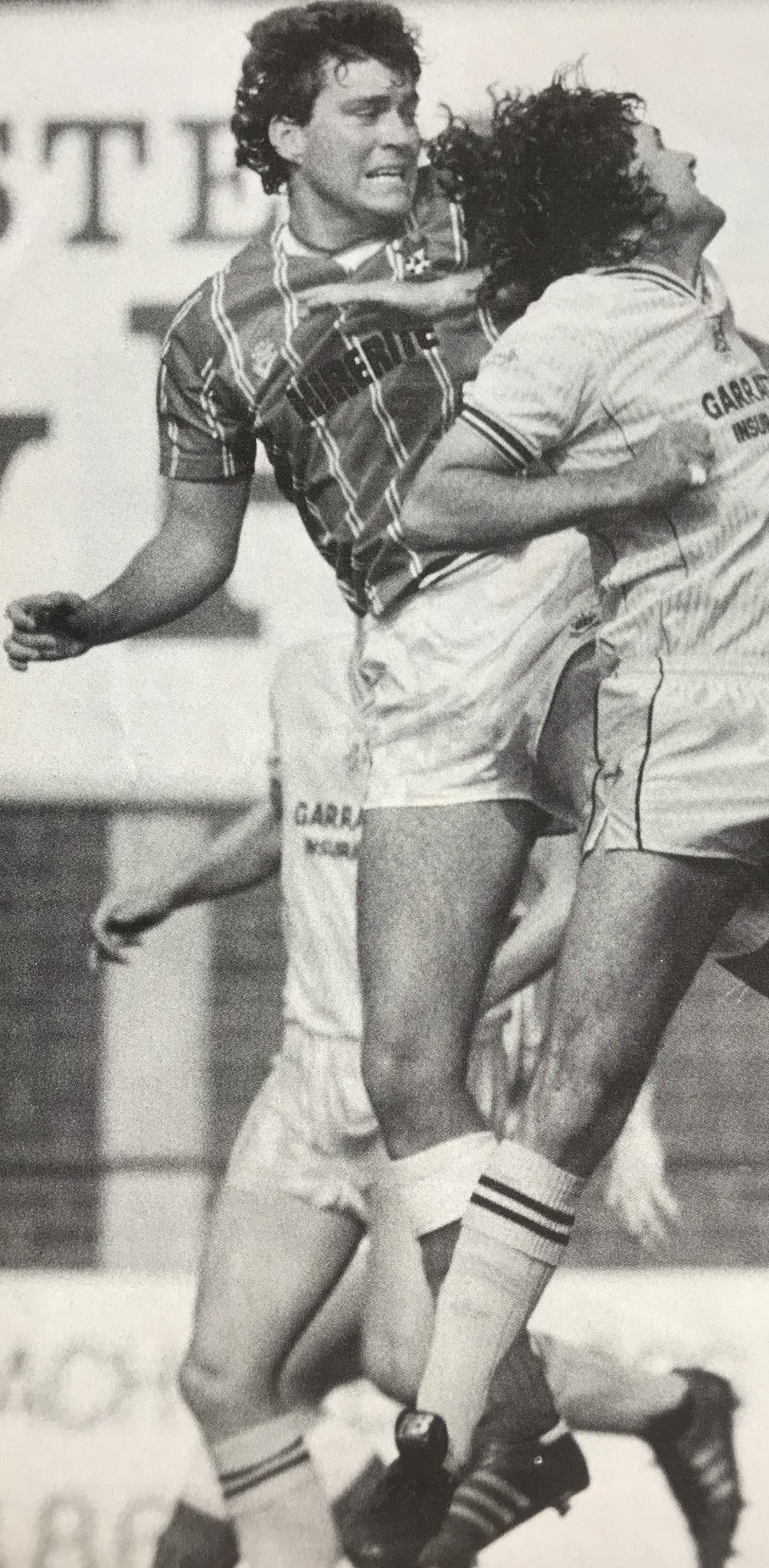 Bristol City Shirt on Twitter: "Carl Shutt &amp; Rob Newman against Preston  as Russell Bromage scores for City in a 1-1 draw in September 1988  https://t.co/y5LA4VOZ06" / Twitter