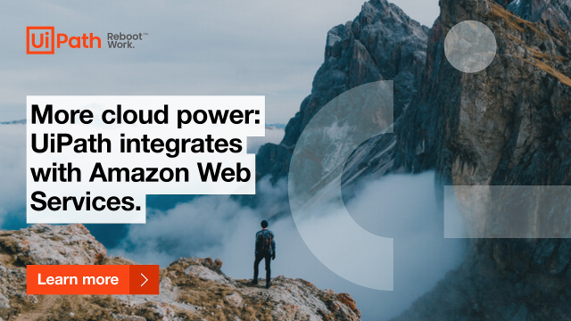 TheFlotter's tweet photo. A new leap to #hyperautomation: @UiPath integrates its #RPA end-to-end platform with the cloud infrastructure, cloud apps, and #AI solutions from @awscloud. #UiPathEmployee https://t.co/jqfiXUjZQ2 https://t.co/5rOmFEgrlm