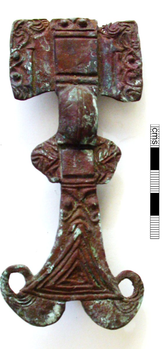 The Mortimer Wheeler (NCL-330C32)My personal favourite…Another fantastically complete example of a Florid Cruciform, almost identical to one found at the Roman fort of Benwell, Newcastle, suggesting they came from the same workshop/artisan!Ponteland, Northumberland
