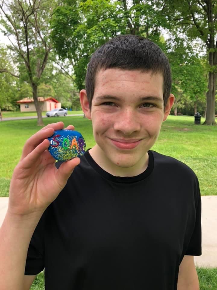 commlivmo's tweet photo. Last month, SOAR participants painted and hid rocks in Fort Zumwalt Park. Has anyone found one around town yet!? https://t.co/EQIuHgRyZj