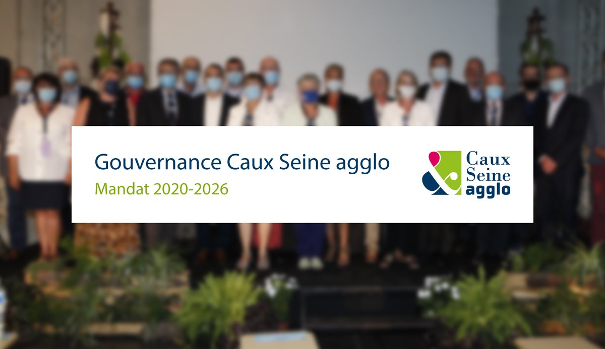 Nouvelle Gouvernance de Caux Seine agglo !

Découvrez la Présidente, les Vice-Présidents et les Conseillers Communautaires délégués de Caux Seine agglo 👉 bit.ly/39lmDs3