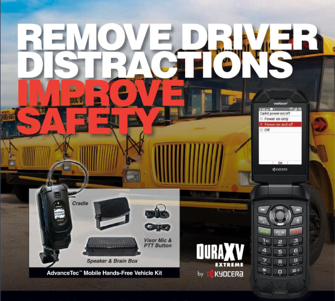 KyoceraMobile's tweet photo. a safer solution and more convenient communication while driving. https://t.co/QKEpDJRYYJ #kyoceramobile #duraxvextreme #ruggedphone #advancetec #totalmobilitysolution #phoneaccessories #busride #verizon #pushtotalk https://t.co/polNLngRrx