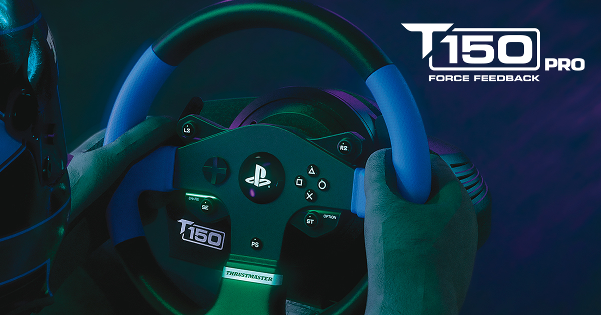 Thrustmaster Official on X: The T150 PRO ForceFeedback offers very high  precision and realistic sensations on the track thanks to its unique silent  belt-pulley Force Feedback system. 👌💯 ▫  # Thrustmaster #T150PRO