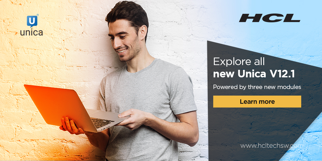 HCLSoftware's tweet photo. Deliver a consistent customer experience across channels with native integration for #outbound and #inbound engagement with #Unica v12.1 and its three new modules. Learn more: https://t.co/TzubZnE9D0  #Martech #CodeForSuccess https://t.co/5IiHuCqqVW