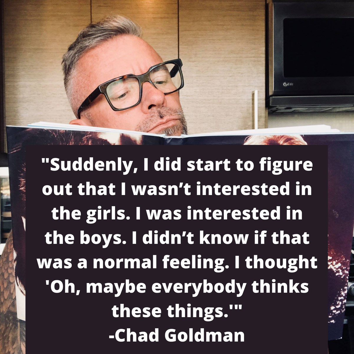 VoicesOutLoudTN's tweet photo. "Suddenly, I did start to figure out that I wasn’t interested in the girls. I was interested in the boys. I didn’t know if that was a normal feeling. I thought 'Oh, maybe everybody thinks these things.'" Check out Chad Goldman's oral history at  https://t.co/NVVy406Sz0 https://t.co/MRbaQXcahd