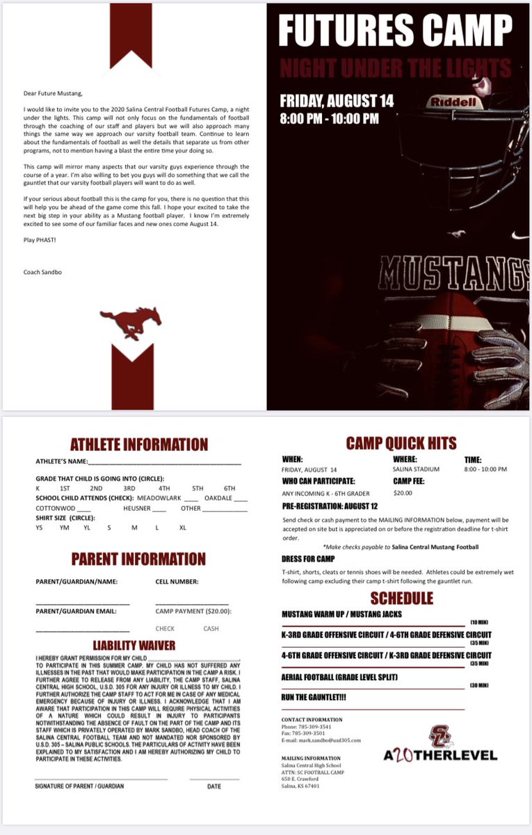 Jr. Mustang Football tweet media