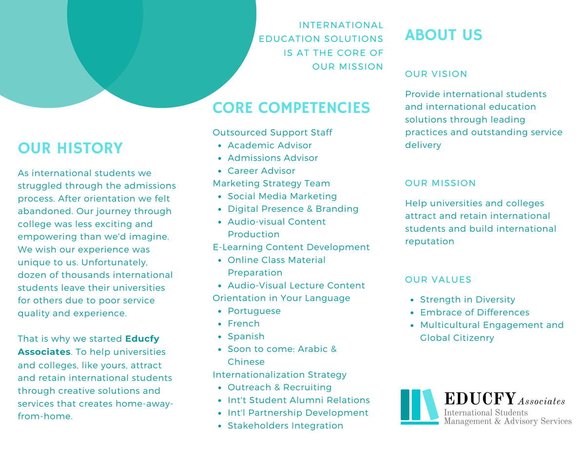 educfy's tweet photo. Our solutions for Universities &amp; Colleges

#internationalstudents #colleges #universities #highered #admissions #consulting https://t.co/syUyul3h6Z
