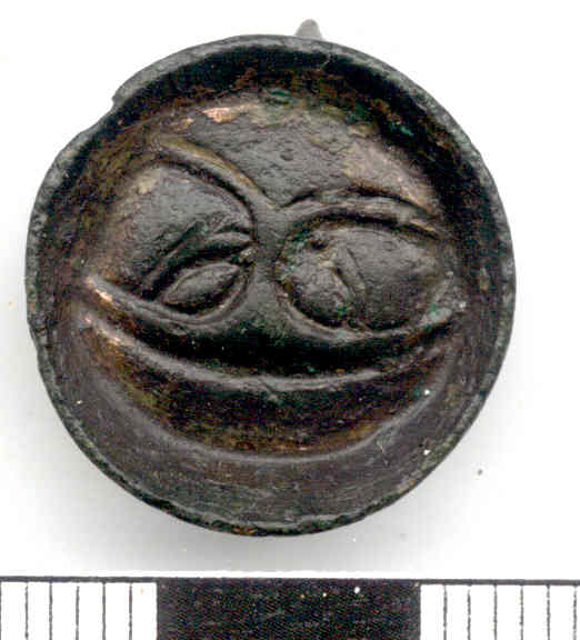 And one more...Certainly a famous archaeologist, & the most important one in our lives... but unfortunately no moustache!(consider it  @Tostig1066?)So we've gone instead for early medieval button brooch (c.AD475-550)The Michael Lewis (NARC-C8A442)Milton Keynes