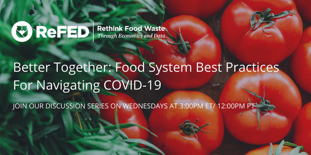 JOIN THE DISCUSSION: How can restaurants reemerge from the pandemic while prioritizing #foodwaste reduction? Register now for <a href="/refed/">ReFED</a>’s #BetterTogether discussion series to hear best practices from a panel of experts: bit.ly/ReFEDBT