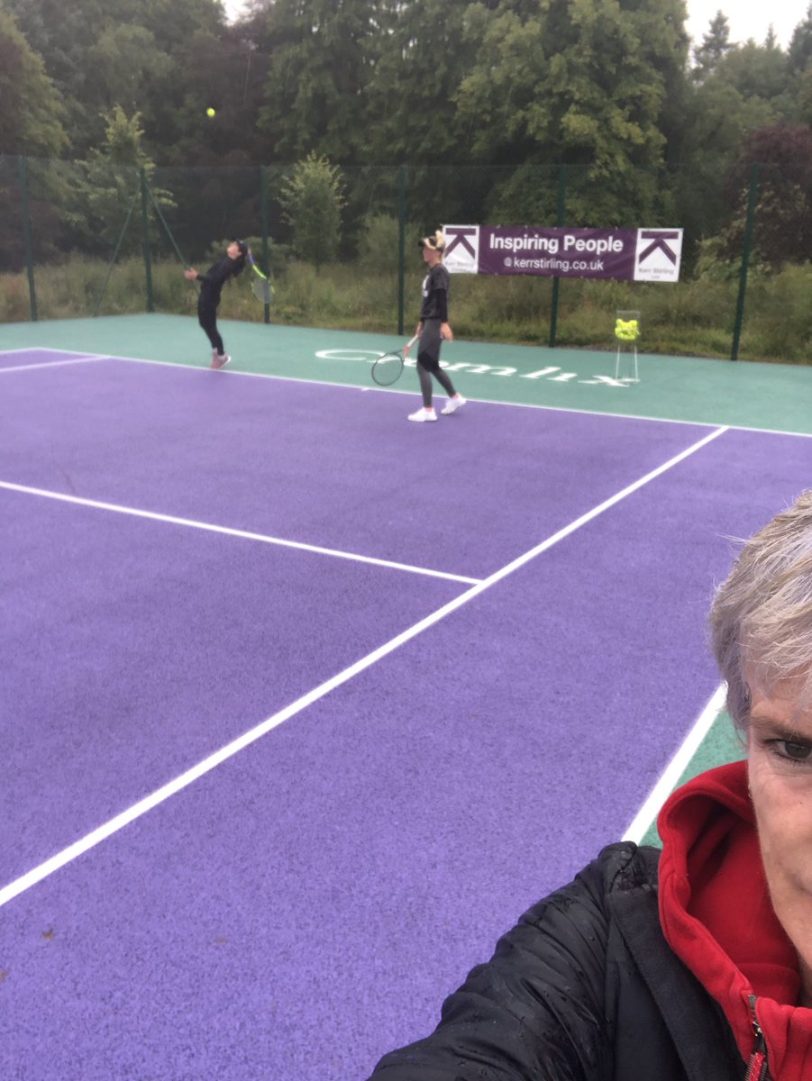 JudyMurray's tweet photo. Another day. Another drenching. 
Yes rain. Yes train. 
No Pain. No Gain. 
@alicol27 @annabrogan14 
@CromlixHotel https://t.co/tSpYe9B61V