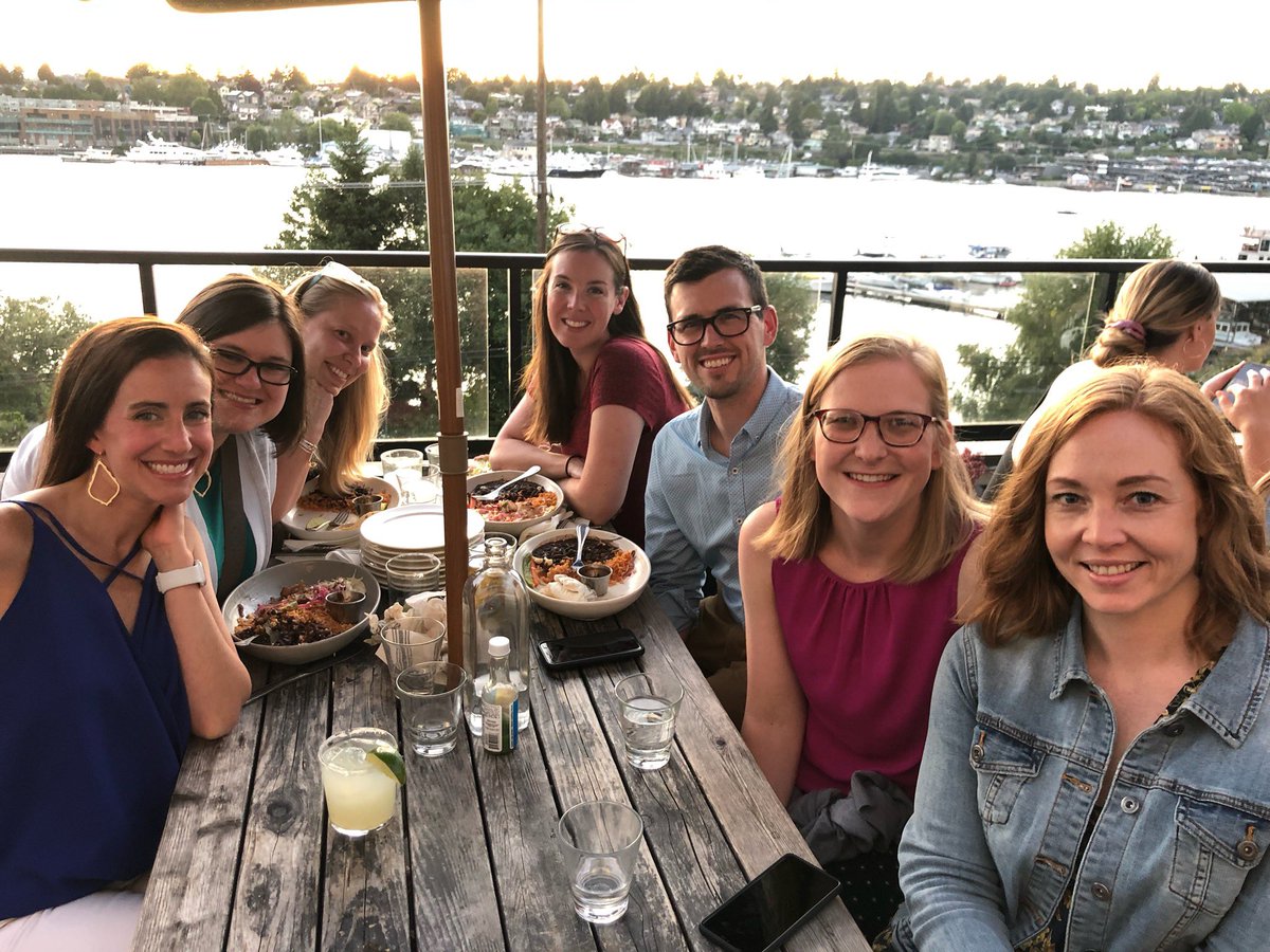 kedkyler's tweet photo. @STangGirdwood @PHMConf Here’s some of our @PHMFellowships crew at last year’s #PHM19 in Seattle. Remembering the excellent weather and feeling of being away from home #sigh @jackiewalkermd @DrKJeffries @jmarks614 @joylynnsolano @dsyn08 #PHM20Virtual https://t.co/ubs6nXfVFn