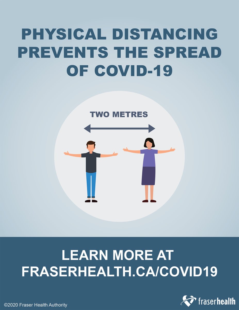 Standing six feet apart, or two arm lengths, is a great way to prevent the spread of COVID. Keep safe during your summer break and keep your distance.
For info: ow.ly/OYue50AylFC
#WellnessWednesday