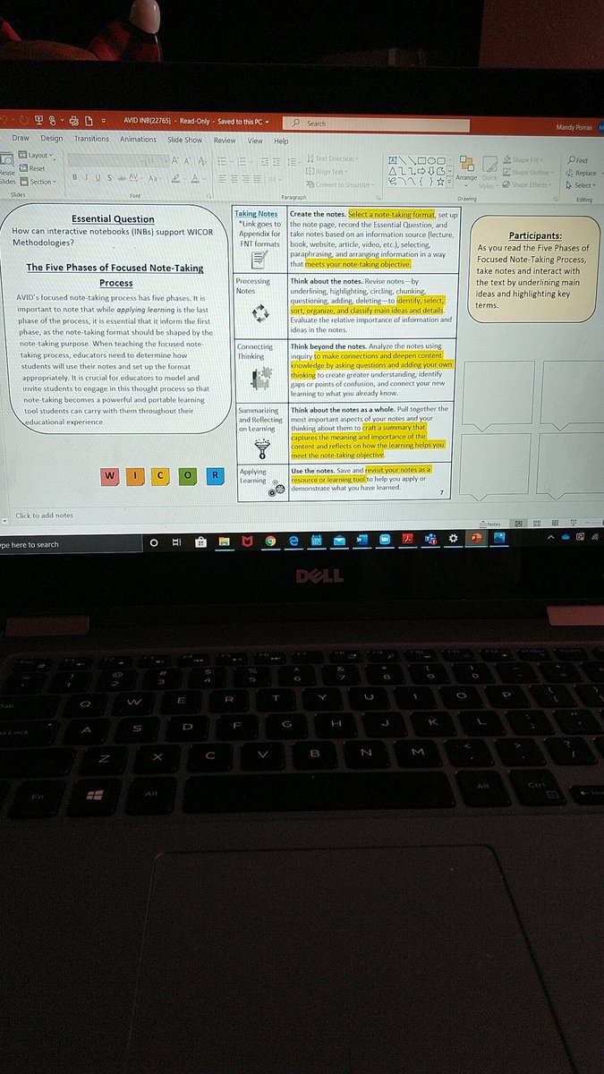 MPorras_EHS's tweet photo. Great planning session this morning with @jpeter_HMS ! Getting ready to roll out and equip @Hernando_MS teachers with E-binders and Digital ISNs.
#HereIamAVID #CavTech @HernandoMS_AVID https://t.co/WOZKxwFaXN