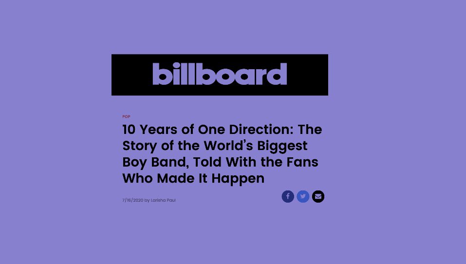 the 10 year journey; through news articles a thread  #10YearsOneDirection  #ThankYouOneDirection