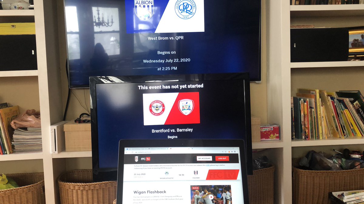 #FULFORCE @FulhamFC @FulhamishPod Ready for all three games at once! C’mon you whites!