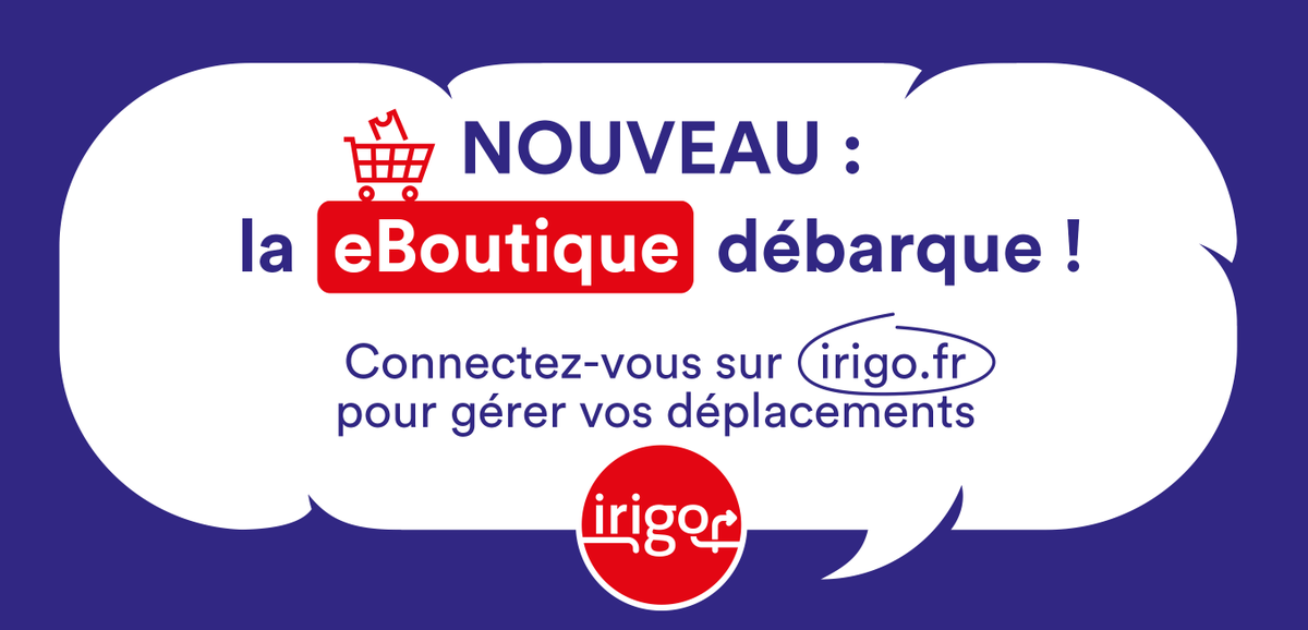 irigobustram's tweet photo. [NOUVELLE EBOUTIQUE IRIGO] 
Une eBoutique famblant neuve débarque chez Irigo 💡
Plus besoin de se déplacer : effectuez vos démarches depuis votre canap' 🏠.

📌 Toutes les infos ici : https://t.co/hD21gmswWm https://t.co/qCbHV4p5Sq