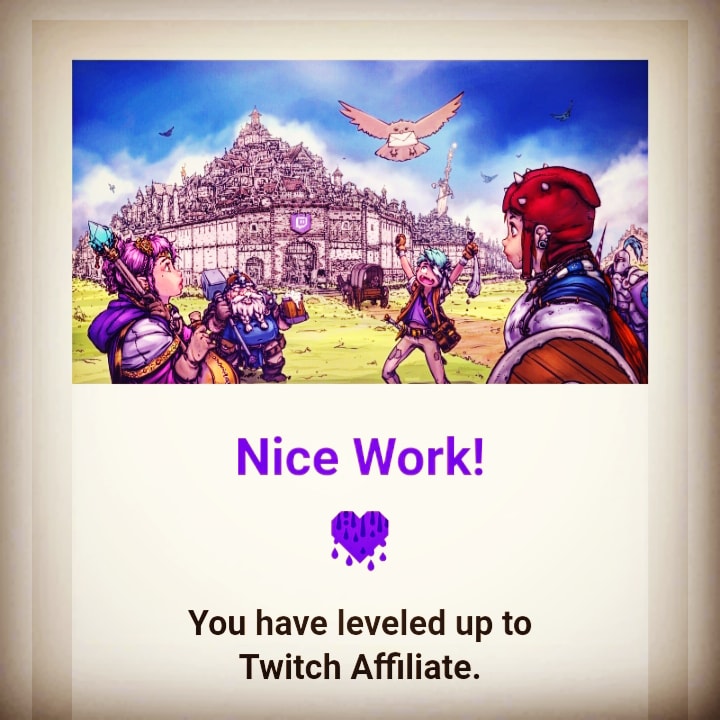 DCometh86's tweet photo. I made Affiliate today on twitch. To all of you who support me....Thank you. To those that enjoy streams....come by, and stay a while sometime. @jonus77 @DHalo77 @SandalsMcGhee @n7renegade420 https://t.co/bDUGgB4yne