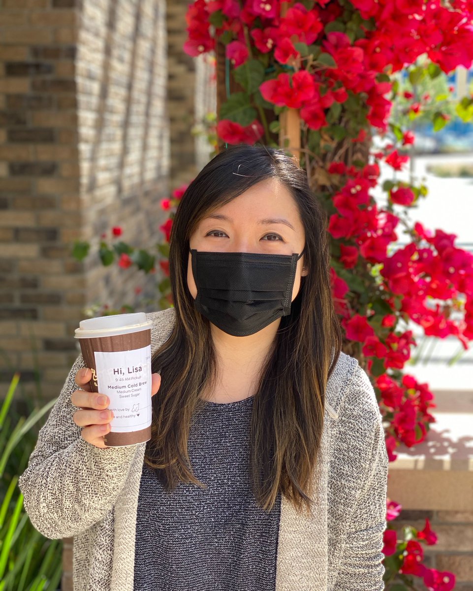 PhilzCoffee's tweet photo. Safety first, then coffee. Remember, please wear a mask to pick up your drink. If you'd like to learn more about our safety procedures check out our Community Updates page: https://t.co/zv1j2VxPR9
.
You're totally rocking smize Lisa!
.
#HowToPhilzSafely #MoveToMobile #PhilzWay https://t.co/bK74NIQjAg