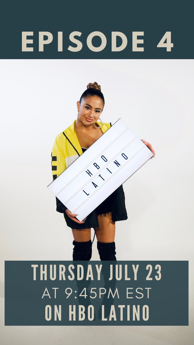 ATinyAudience's tweet photo. EPISODE 4 on @HBOLatino at 9:45pm 
@AllyBrooke 

(Only for the United States) https://t.co/G7oCTc2nyv