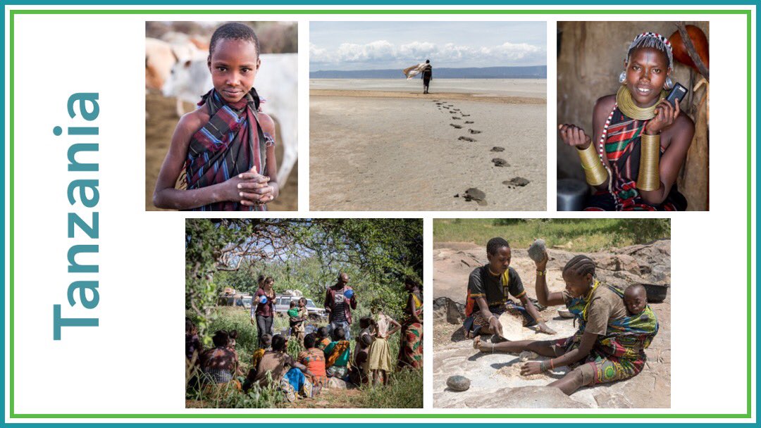 CCorzett's tweet photo. In #Tanzania the #GMbC worked with #Hazda hunter-gatherers, #Datoga pastoralists, and urban communities to learn how their distinct diets and lifestyles shape their #microbiomes. (For more photos and detailed descriptions follow this account and @globalmicrobiom) https://t.co/X9dhOFQKvG