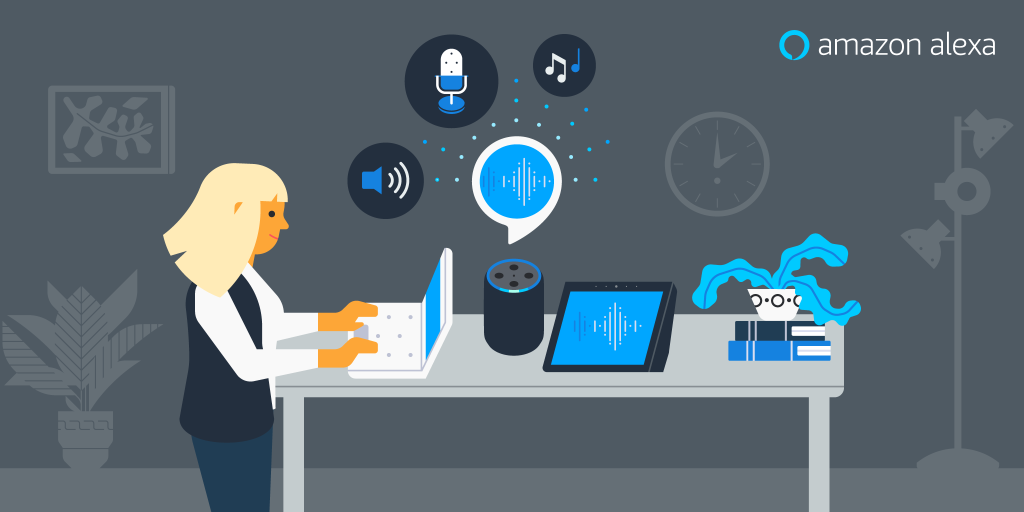 alexadevs's tweet photo. #AlexaLive: Announcing Alexa Presentation Language (APL) for audio (beta). Mix Alexa speech, sound effects, music &amp; other audio at runtime without the time &amp; cost required for pre-mixing. https://t.co/7JiCw0iOtq