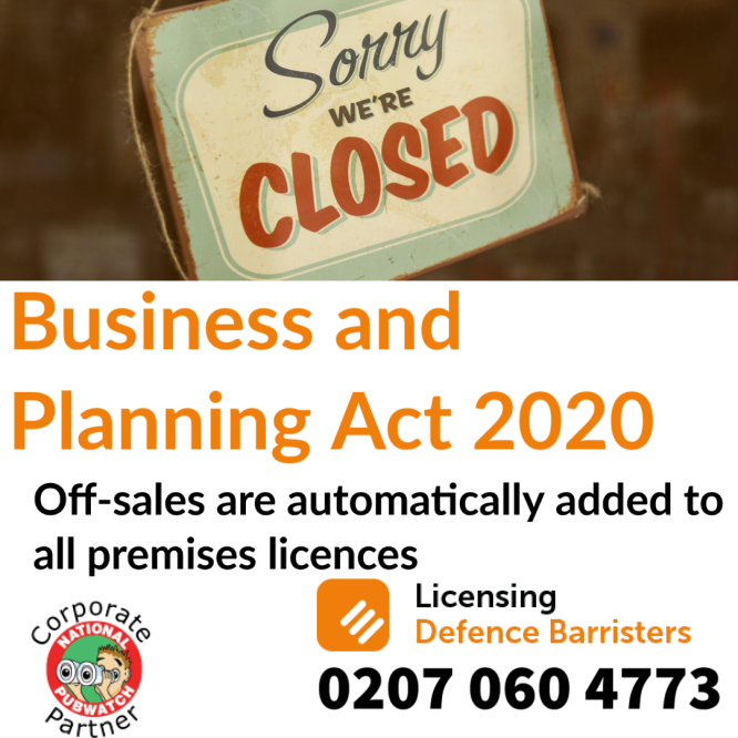 LicBarristers's tweet photo. Business and Planning Act 2020

From today, you can apply for a pavement licence to trade outside and off-sales are automatically added to all premises licences. #UKPubs @aletalk #licensing 

More here: https://t.co/V97syvfn7b https://t.co/bbhPGDFyTg